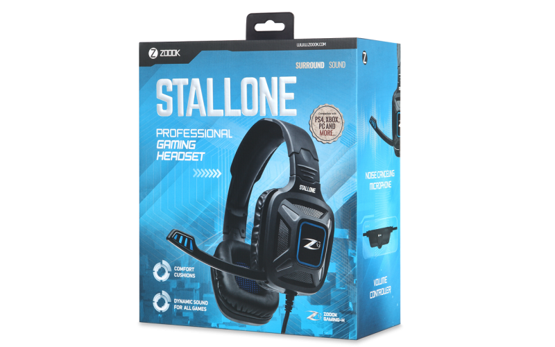 ZOOOK WIRED GAMING HEADSET STALLONE (DUAL PIN)